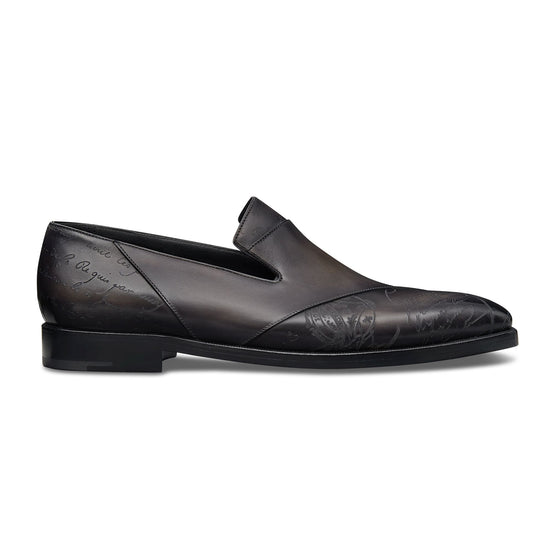 Men S5392 Vn Scritto Nero Grigio Fit G - Nero Grigio