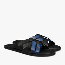 Men S5439 Vn+Vit Scritto Black+Sapphire Blu - Sapphire Blue