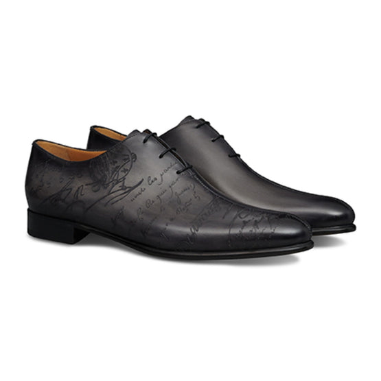 Men S5442 Vn Scritto Nero Grigio - Nero Grigio