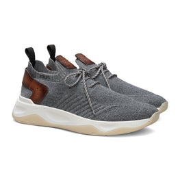 Men S5820 Cashmere Blend+Lagoon Grey - Grey