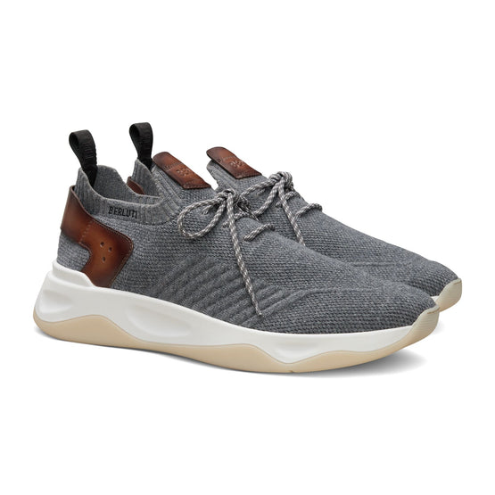 Men S5820 Cashmere Blend+Lagoon Grey - Grey