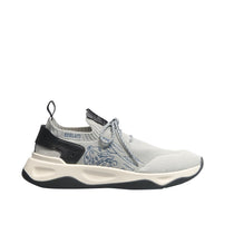 Men S6011 Knit Scritto + Lag Light Grey - Light Grey