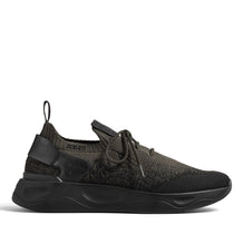 Men S6011 Knit+Lag+Scr Grad Dark Black/Green - Gradiant Dark Black + Green