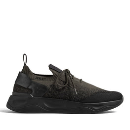 Men S6011 Knit+Lag+Scr Grad Dark Black/Green - Gradiant Dark Black + Green