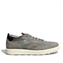 Men S6034 Camoscio + Nylon Scritto + Vn Grey - Grey