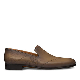 Men S6044 Venezia Scritto Olive - Olive