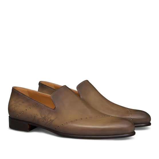 Men S6044 Venezia Scritto Olive - Olive