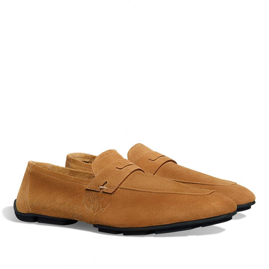 Men S6066 Camoscio Scritto Castagno - Castagno