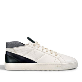 Men S6116 Vitello Scritto White - White
