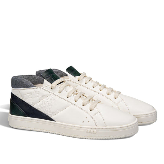 Men S6116 Vitello Scritto White - White