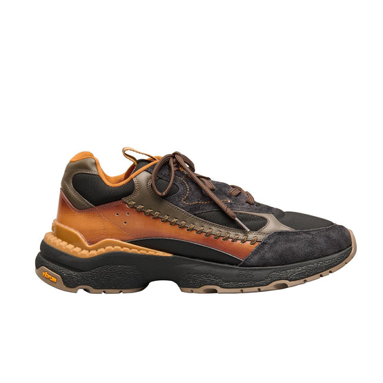 Men S6165 Suede+Calf+Nylon Meteorite Brown - Meteorite Brown
