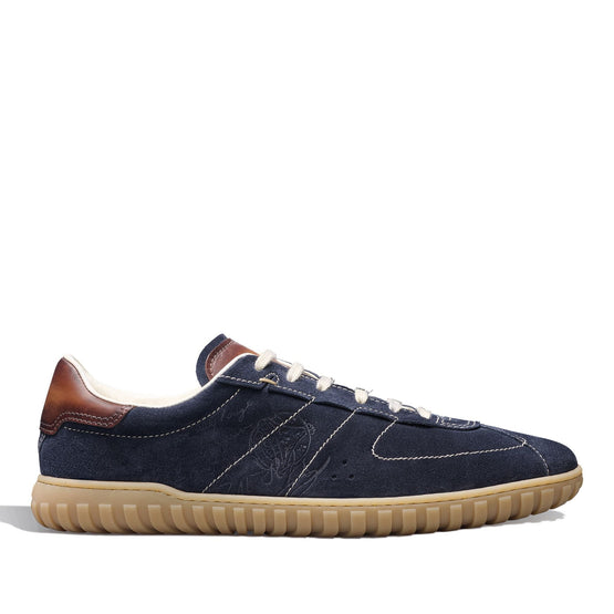 Men S6175  Suede Scritto Navy - Navy