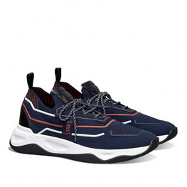 Men S6224 Knit+Lagoon Navy + Rust - Navy + Rust