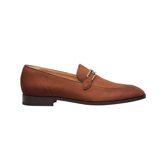 Men S6239 Nubuck Calf Marrone Castagna - Marrone Castagna
