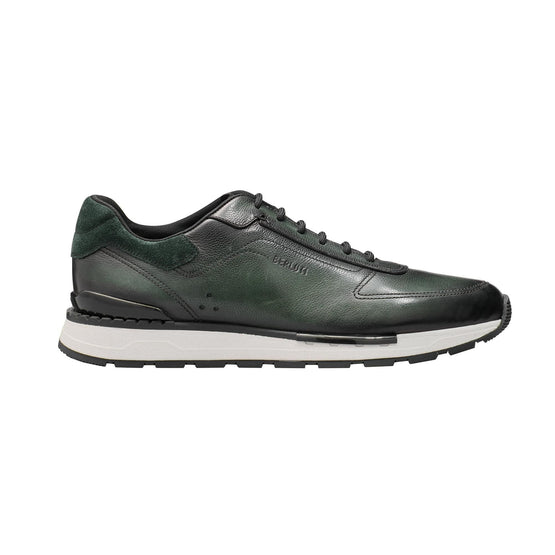 Men S6377 Vn Softy + Suede Nero Verde - Nero Verde
