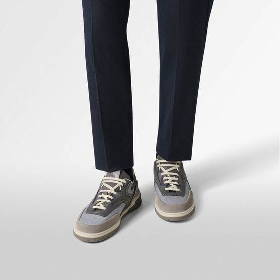 Men S6427 Textile+Suede+Calf+Lag Adriat Blue - Adriatic Blue