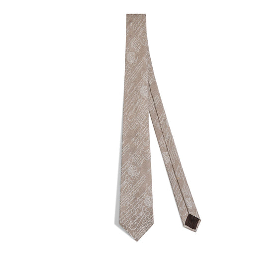 Men T25Tj82 Sbgv E08 Tie - Warm Beige