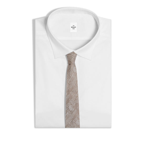 Men T25Tj82 Sbgv E08 Tie - Warm Beige